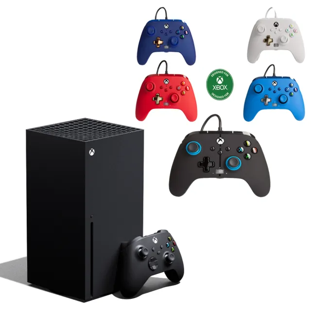 Microsoft 微軟】Xbox Series X 1TB主機台灣公司貨全新未拆封(贈☆XBOX 官方授權☆增強款有線遊戲手把) -  momo購物網- 好評推薦-2024年10月