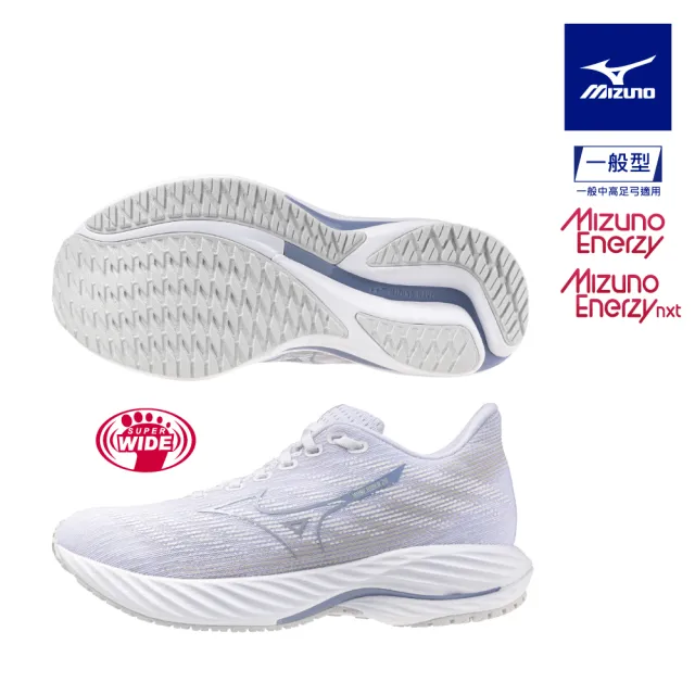 【MIZUNO 美津濃】WAVE RIDER 28 女款慢跑鞋 J1GD240324 J1GD240325 J1GD240326 J1GD240623(慢跑鞋)