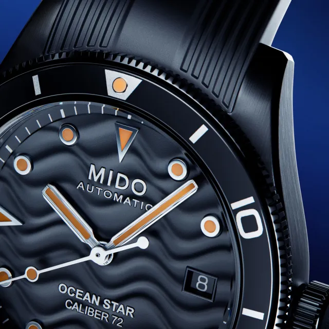 【MIDO 美度】官方授權 金秀賢廣告系列 OCEAN STAR 39 海洋之星潛水機械錶-39mm 99狂買節(M0269073705100)