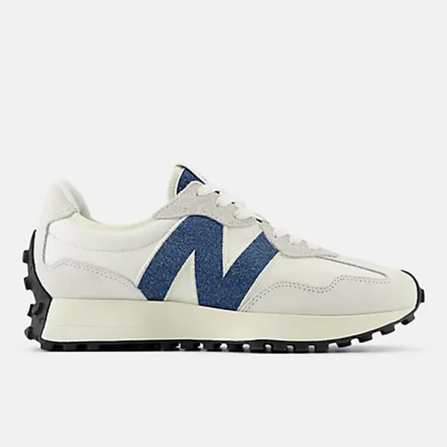 【NEW BALANCE】327系列 女鞋 休閒鞋 米白 牛仔 復古 穿搭 運動(WS327JB ∞)