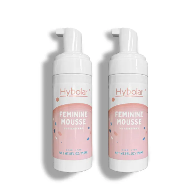 【Hybolar】私密處清潔慕斯150ml*2入組(女性專用護理保養噴霧潔淨凝露泡沫泡泡溫和呵護沐浴露敏感肌)