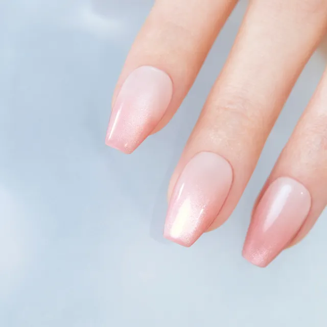 【DASHING DIVA】MAGICPRESS 時尚潮流美甲片_極致粉紅(梯形款)