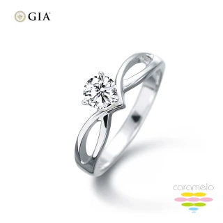 【彩糖鑽工坊】GIA 鑽石 50分 V型皇冠鑽戒 (天然鑽石 輕珠寶)