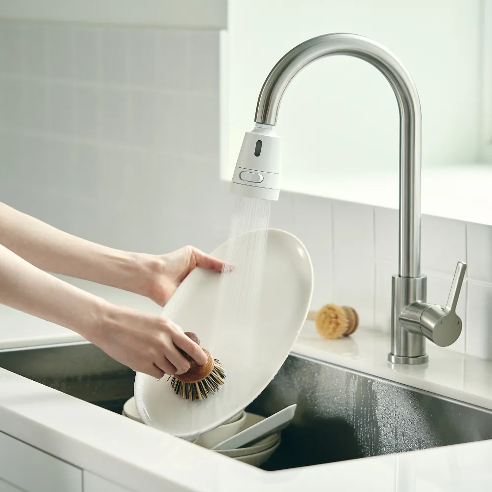 【BODYLUV】廚房水龍頭過濾器 固定型 專業版(加壓/省水/三段出水調節)