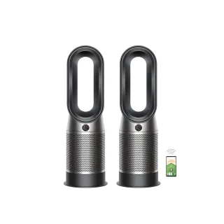 【dyson 戴森】HP07 三合一涼暖空氣清淨機(黑鋼色)(二入組)(超值組)