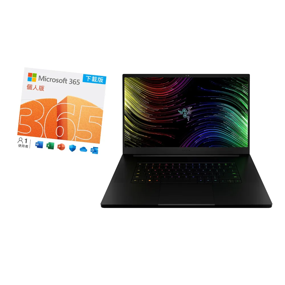 【Razer 雷蛇】微軟M365組★17吋i9 RTX3070Ti電競筆電(RZ09-0423QTD3-R3T1/i9-12900H/16G/1TB SSD/W11)