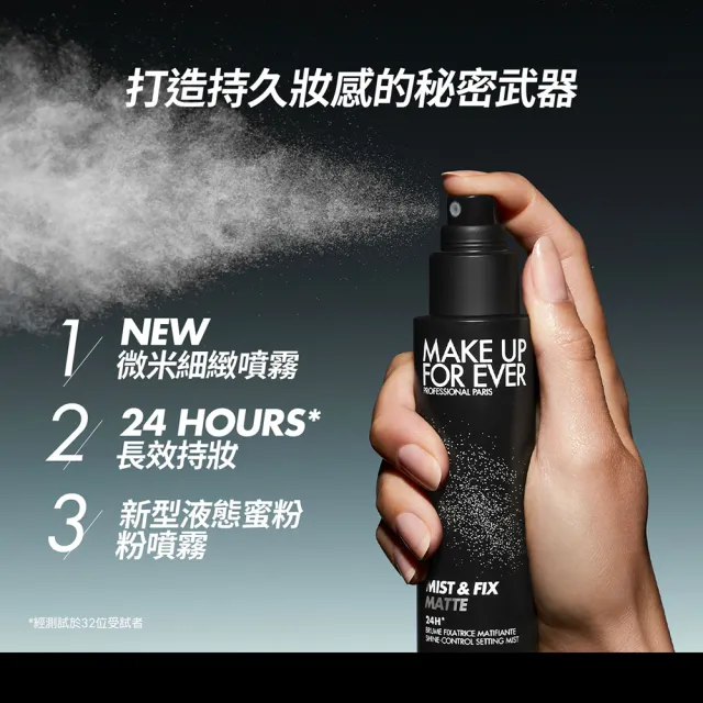 【MAKE UP FOR EVER】超光肌控油定妝噴霧 30ml(黑特霧)