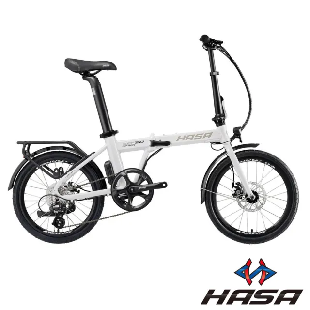 【HASA】赫速 SEF20 20吋8速5段電動輔助摺疊腳踏車-4色(電輔車)