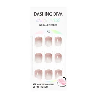 【DASHING DIVA】MAGICPRESS 時尚潮流美甲片_蜜桃漸層