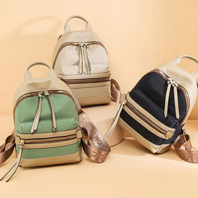 JOYFUL LIFE 特樂生活 撞色休閒牛津布單肩托特包(