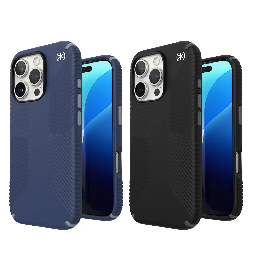 【Speck】iPhone 16 Pro 6.3吋 Presidio2 Grip MagSafe磁吸防手滑防摔殼(iPhone 16 保護殼)