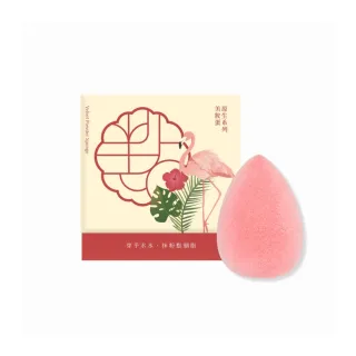 【點胭脂】臺北紅鶴 絲絨美妝蛋(經典盒裝 植絨 絨毛)