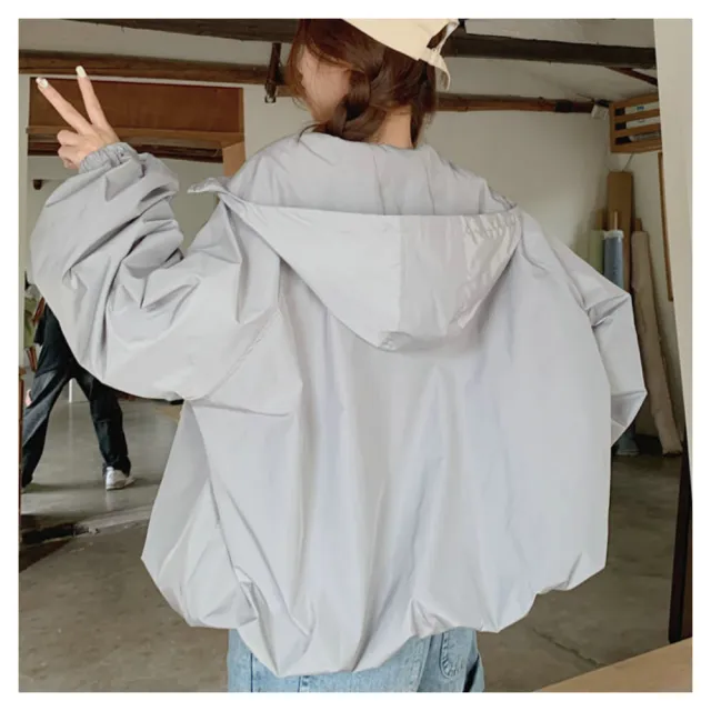 【ASister 小姊姊】*出清品*現貨在庫★防曬外套☆連帽防風防潑水純色拉鍊防曬外套(4色 M-2XL #AS0315)