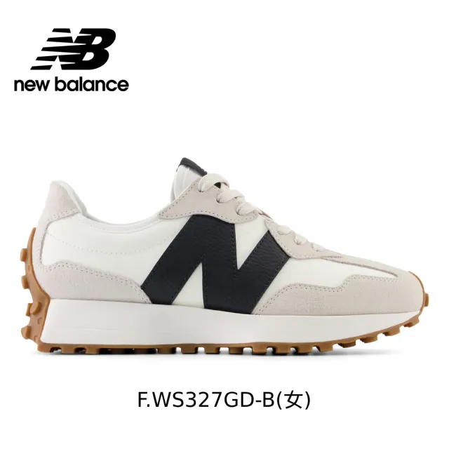 【NEW BALANCE】NB 復古鞋/運動鞋_女性_碳灰色_WS327PL-B_黑芝麻歐蕾(MOMO獨家販售)