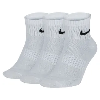 【NIKE 耐吉】襪子 過踝襪 短襪 運動襪 訓練襪 3雙組 U NK ED LTWT ANKLE 132 白 SX7677-100