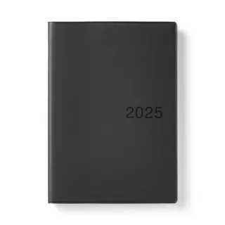 【MUJI 無印良品】月週筆記本/2024年12月開始/深灰.B6