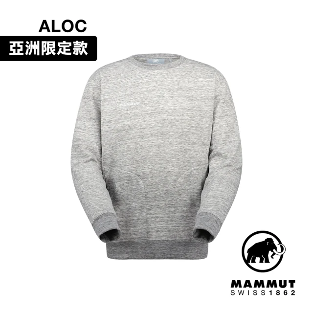 Mammut 長毛象Mammut 長毛象 Mammut Essential ML Crew Neck AF 圓領長袖內刷毛衛衣 鉑金灰 中性款 #1014-05560