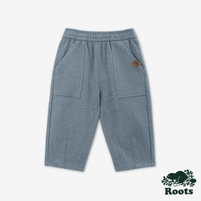 Roots Roots 小童-BARREL LEG JUNCTION TWILL 長褲(藍色)