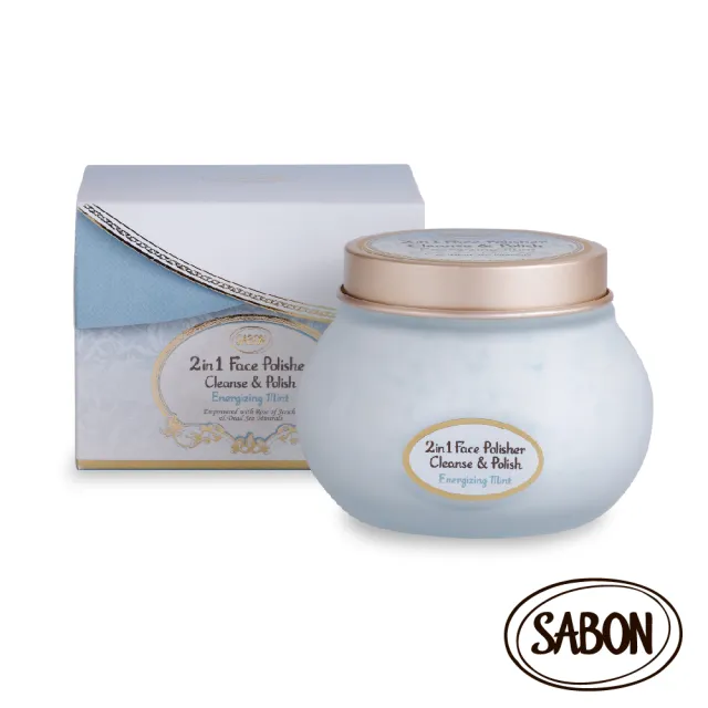 【SABON】官方直營 臉部淨膚活水加量組(二合一臉部純淨磨砂膏200ml+植萃保濕噴霧230ml)