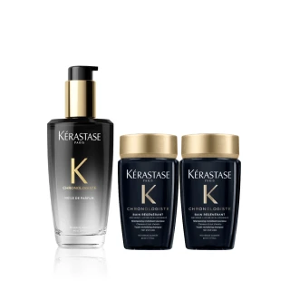 【KERASTASE 巴黎卡詩】黑鑽極萃逆時玫瑰香氛露100ml(卡詩髮油)