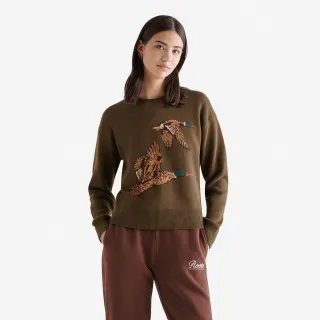 【Roots】Roots女裝- MARSHLAND CREWNECK 毛衣(暗綠)