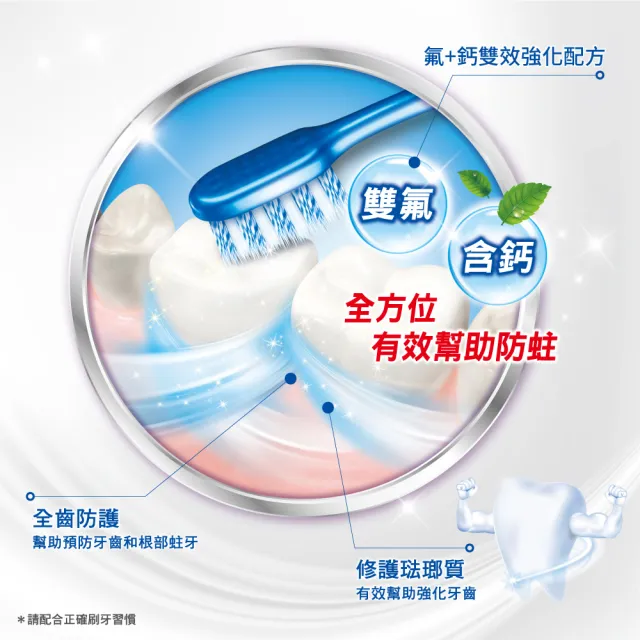 【Colgate 高露潔】清香特涼薄荷牙膏200gX8入(全齒防護/口氣清新)