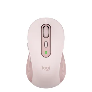 【Logitech 羅技】M750L 大手版多工靜音無線滑鼠(玫瑰粉)