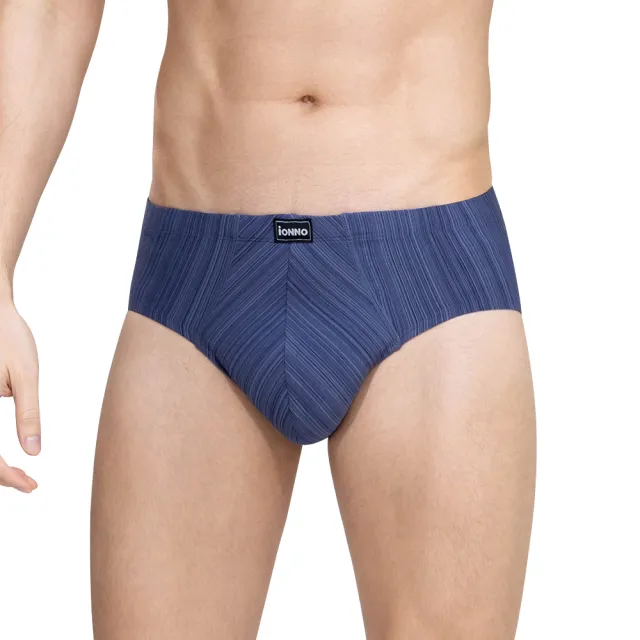 【EASY SHOP】iONNO-Marvelous系列-莫代爾透氣三角男內褲(藍)