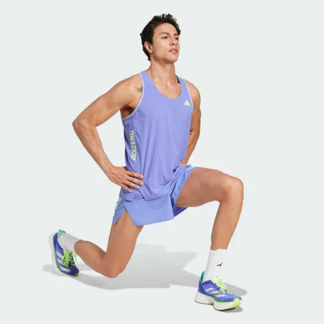 【adidas 愛迪達】ADIZERO 運動背心 吸濕排汗 男 IX2810