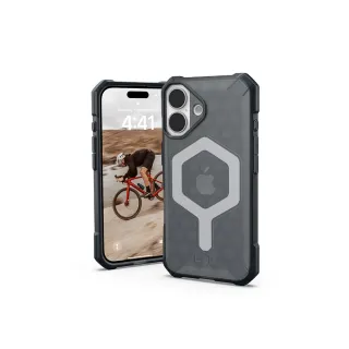 【UAG】iPhone 16 磁吸耐衝擊輕量保護殼-透黑(支援MagSafe無線充電)