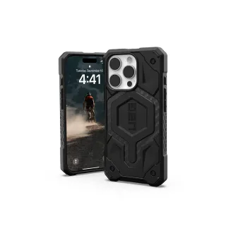 【UAG】iPhone 16 Pro 磁吸頂級版耐衝擊保護殼-碳黑(支援MagSafe無線充電)