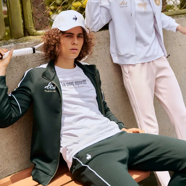 【LE COQ SPORTIF 公雞】休閒經典立領/連帽外套 男女款-3色-LWU61362_LWU62362