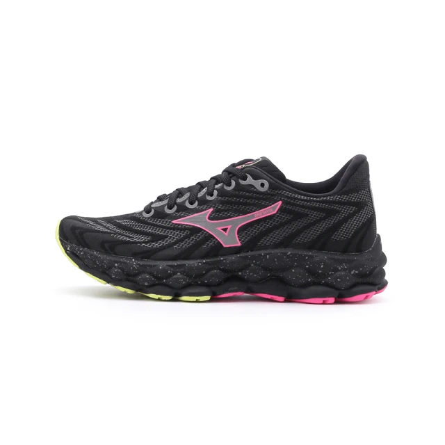 MIZUNO 美津濃 WAVE SKY8 慢跑鞋 黑桃 女鞋 J1GC240206