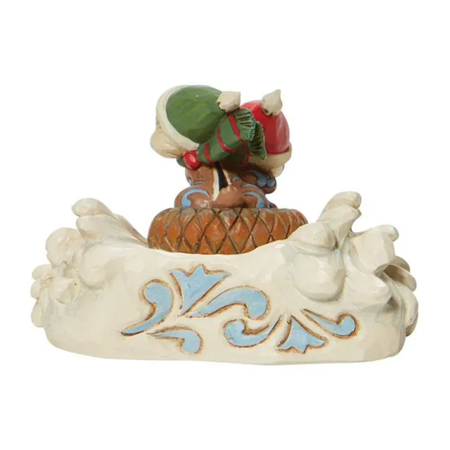 【Enesco】精品家飾 Disney 迪士尼 節慶系列 奇奇蒂蒂雪橇居家擺飾