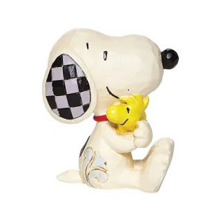 【Enesco】精品家飾 SNOOPY 史努比&胡士托擁抱迷你居家擺飾