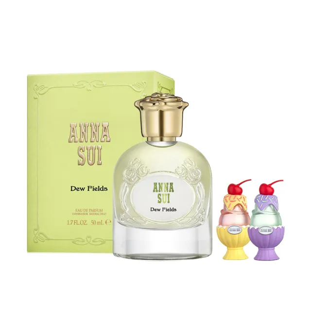 【ANNA SUI 安娜蘇】奇境夢遊淡香精50ml-綠野之露(贈隨機小香2瓶.專櫃公司貨)