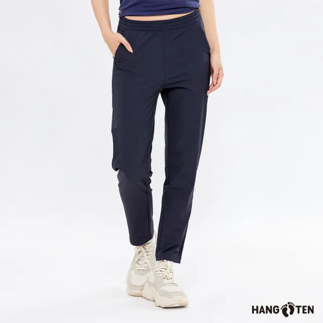 【Hang Ten】女裝-恆溫多功能-TAPERED FIT四面彈防輕潑水錐形長褲(多色選)