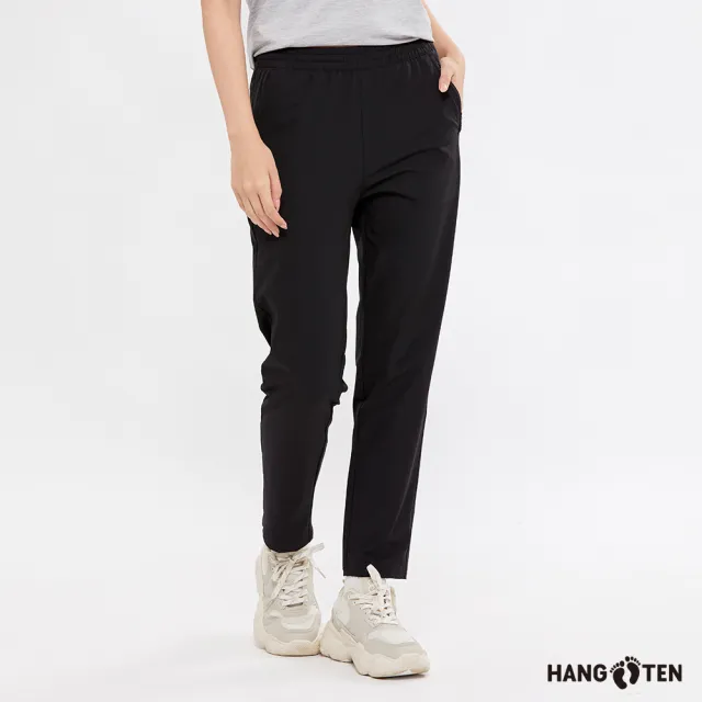 【Hang Ten】女裝-恆溫多功能-TAPERED FIT四面彈防輕潑水錐形長褲(多色選)