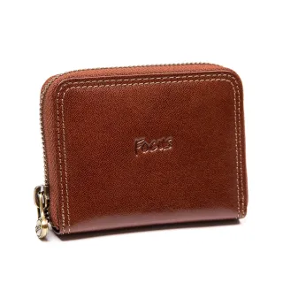 【FOCUS】真皮雙5卡夾零錢包FTA0096(真皮包包 義大利植鞣革/頭層牛皮/零錢包)