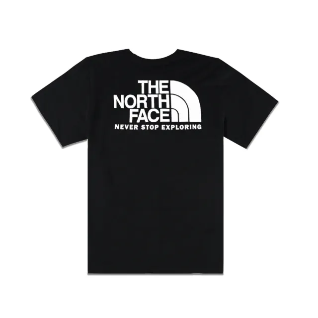 【The North Face】北臉短袖 男款 前後小LOGO 素面 短TEE 棉質 短袖T恤(百搭爆款/男女組合/大LOGO)