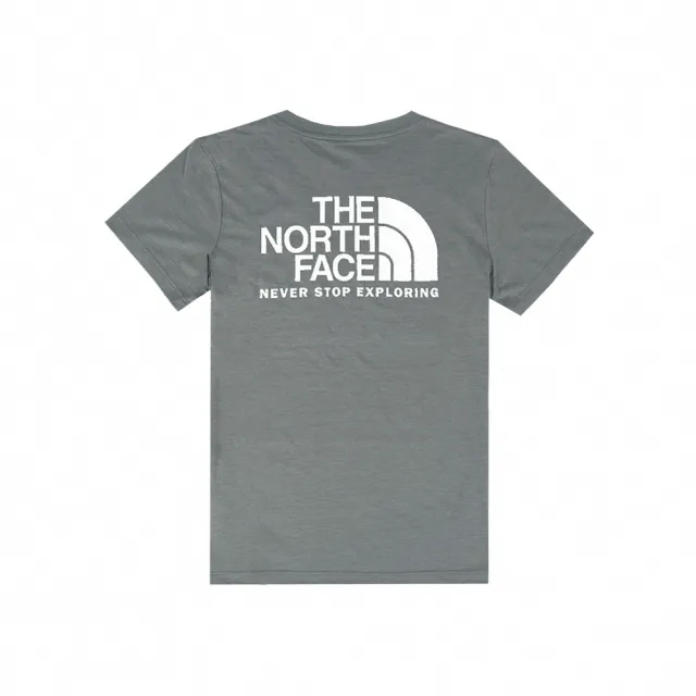 【The North Face】北臉短袖 男款 前後小LOGO 素面 短TEE 棉質 短袖T恤(百搭爆款/男女組合/大LOGO)