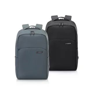 【AMERICAN TOURISTER 美國旅行者】Rubio 抗菌簡約雙隔層筆電後背包15.6吋(多色可選)