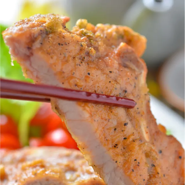 【正一排骨】台灣肉品-厚工手感排骨10入組(200g/片)