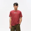【JEEP】男裝 夏日風情純棉短袖T恤(紅色)