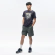 【JEEP】男裝 翻玩吉普車純棉短袖T恤(深藍色)