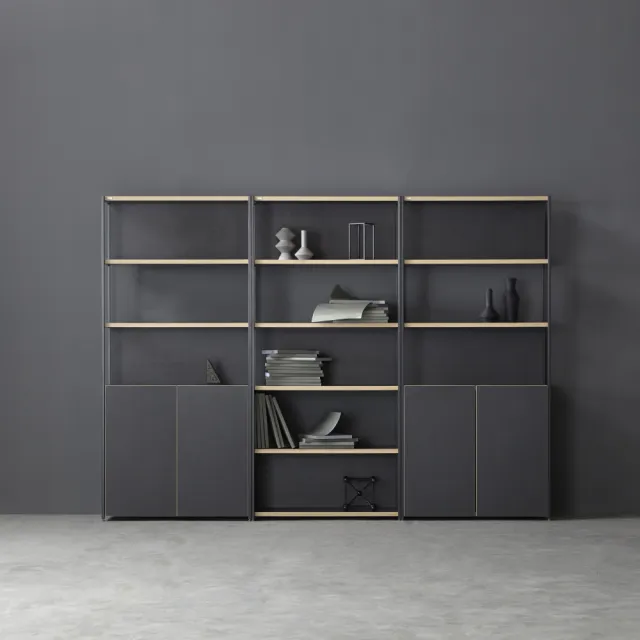 【DESKER】BOOKCASE 韓國設計監製 800型 五層書櫃 收納型 80*32*174cm(書櫃/收納櫃/置物櫃/專人組裝)