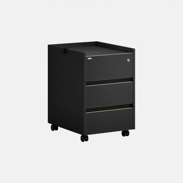 【DESKER】DRAWER 韓國設計監製 400型 三層帶鎖抽屜櫃 50*40*60cm(收納櫃/置物櫃/環保板材/專人組裝)