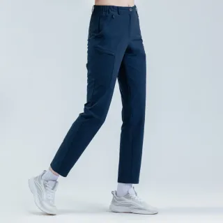 【Hilltop 山頂鳥】超潑水保暖彈性長褲 女款 深藍｜PH31XFQ4ECE0