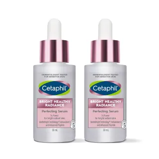 【Cetaphil 舒特膚】官方直營 BHR淨白無瑕精華液 30ml*2入(淡斑美白/緊緻抗老/保濕亮白/暗沉蠟黃)