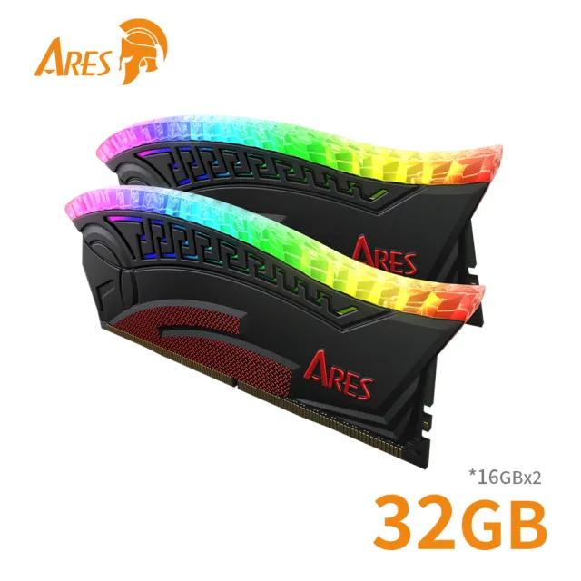 【DATO 達多】ARES Armor DDR4 3200 32GB RGB 超頻記憶體(16GBx2)